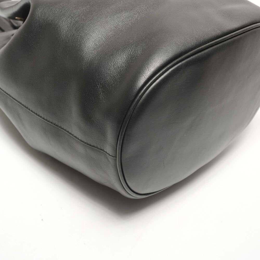CHRISTIAN DIOR Black Leather Shoulder Bag - Picture 7 of 16